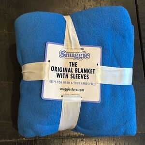 Snuggie Wearable Blanket One Size Blue 71” x 54” Cozy Winter Gift​​​​​